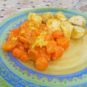 Poulet aux carottes vite fait