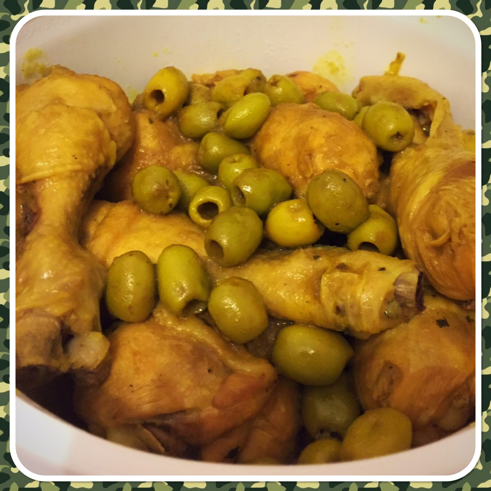 Poulet aux olives
