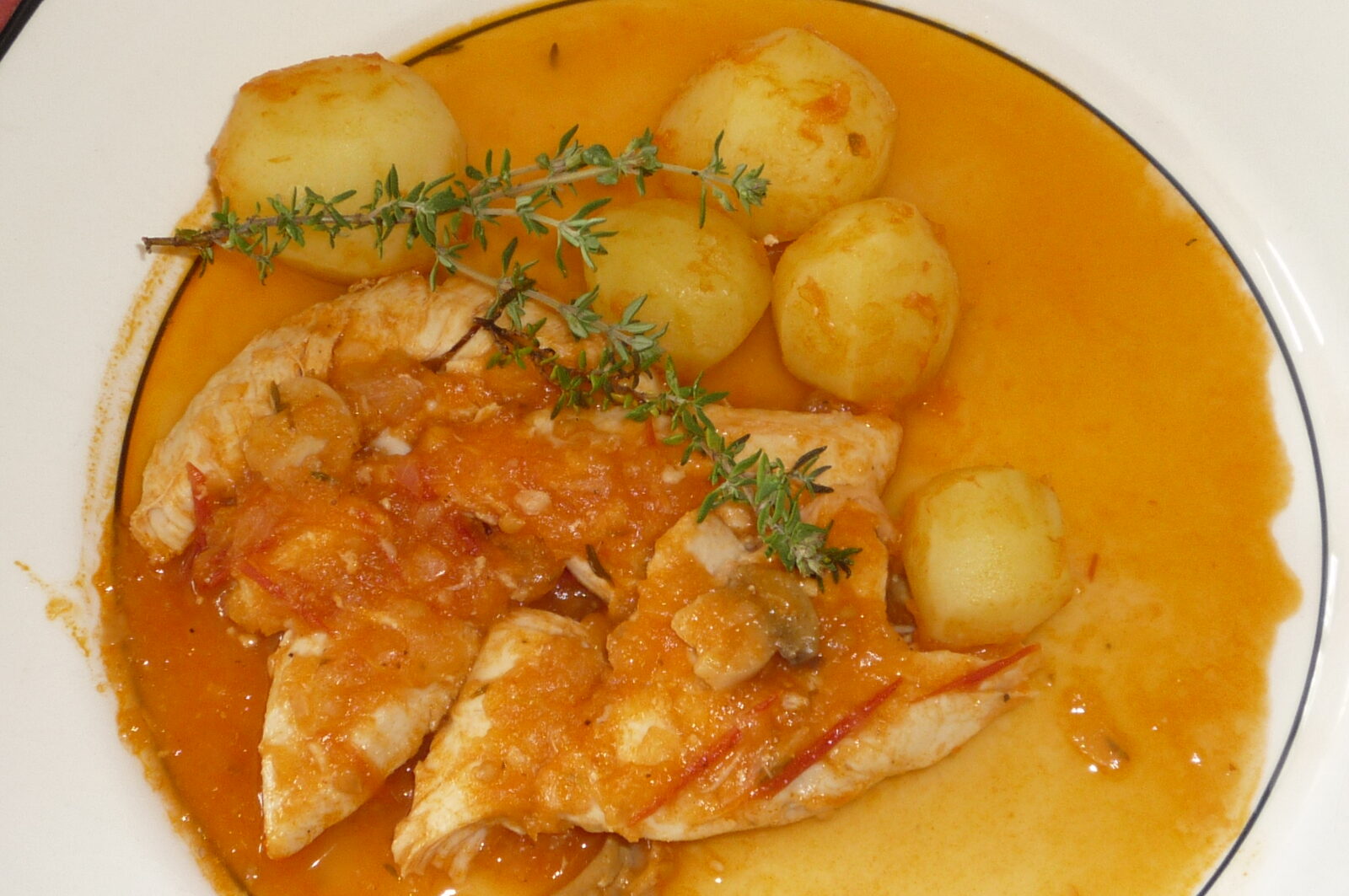 Poulet marengo