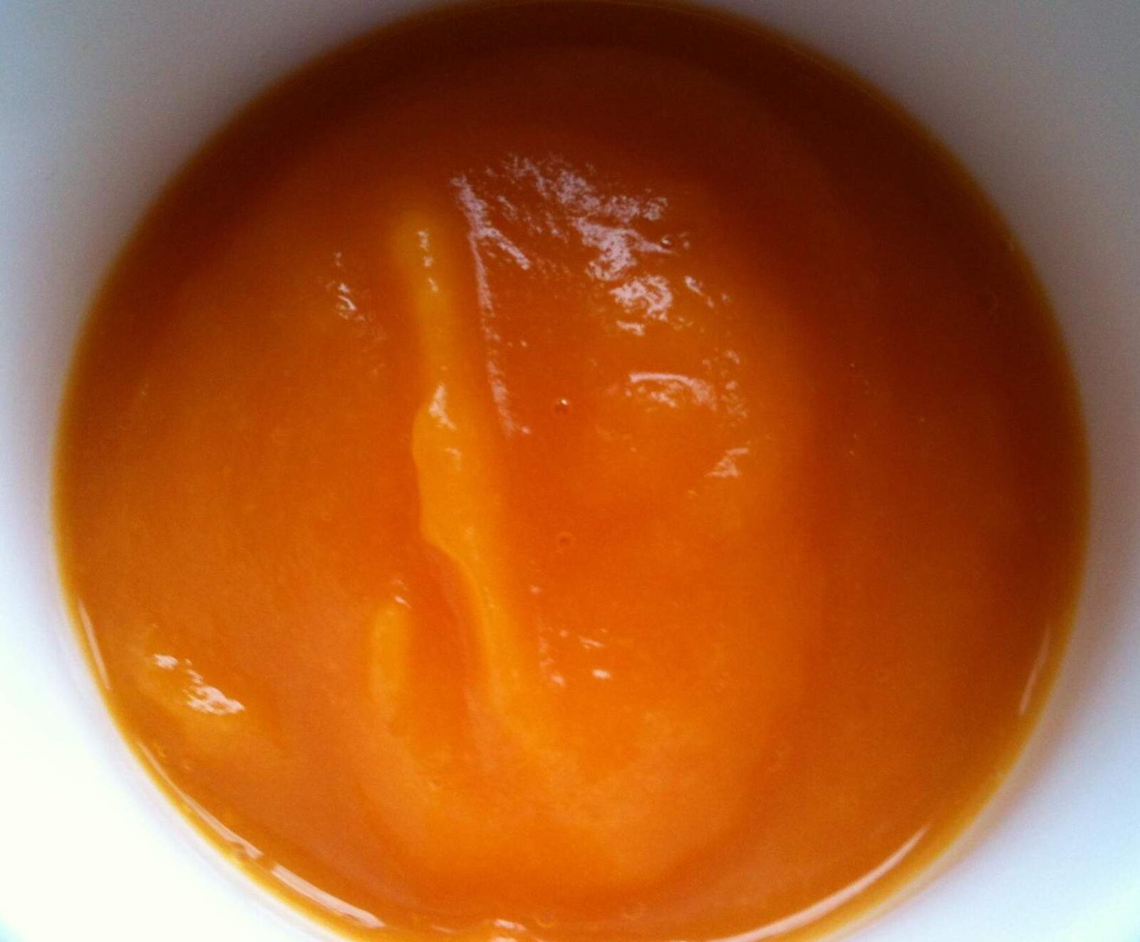 première purée de potiron