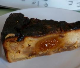 Pudding aux pommes, fruits secs et spéculos