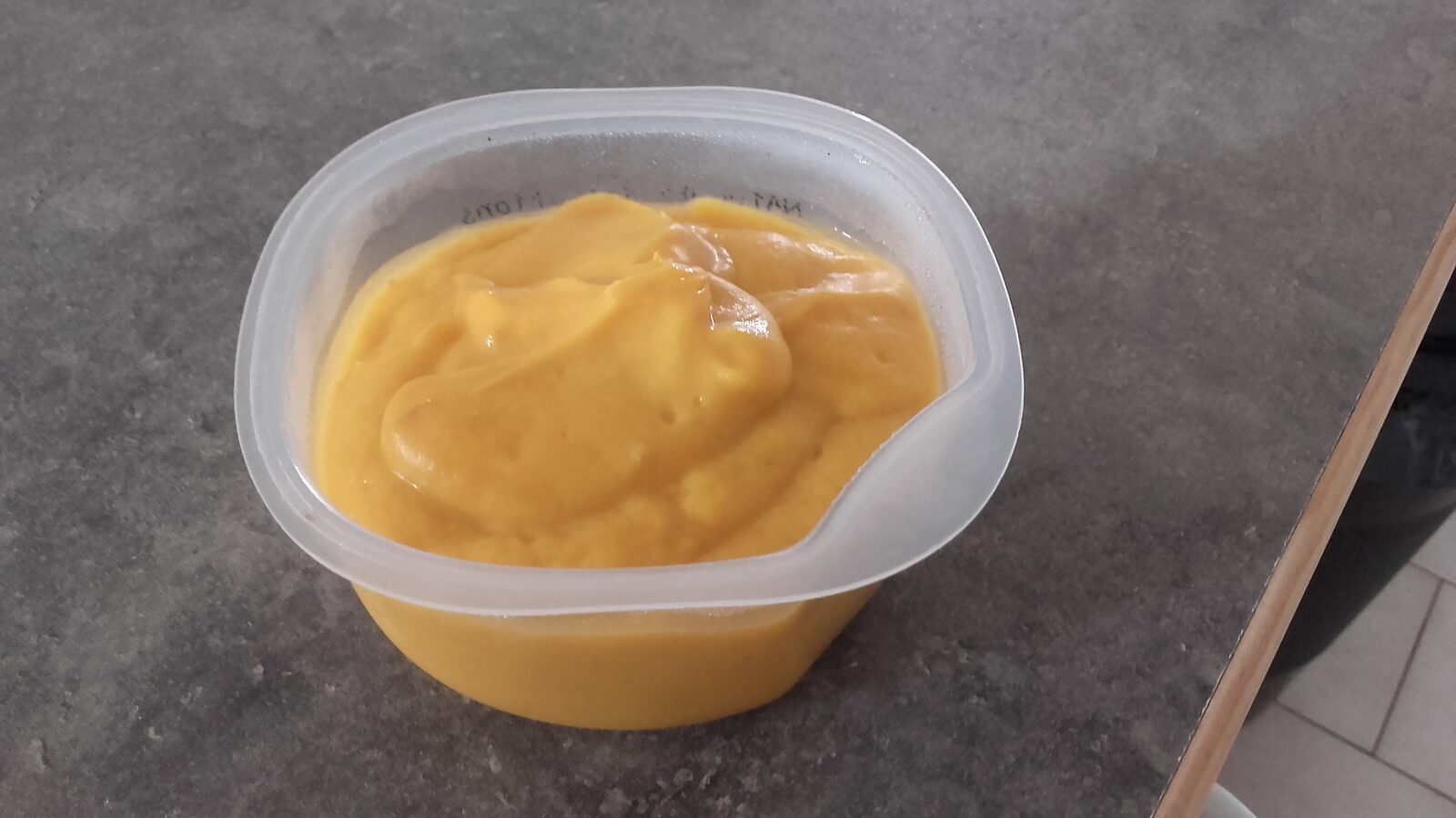 purée chou fleur/ carotte/ jambon