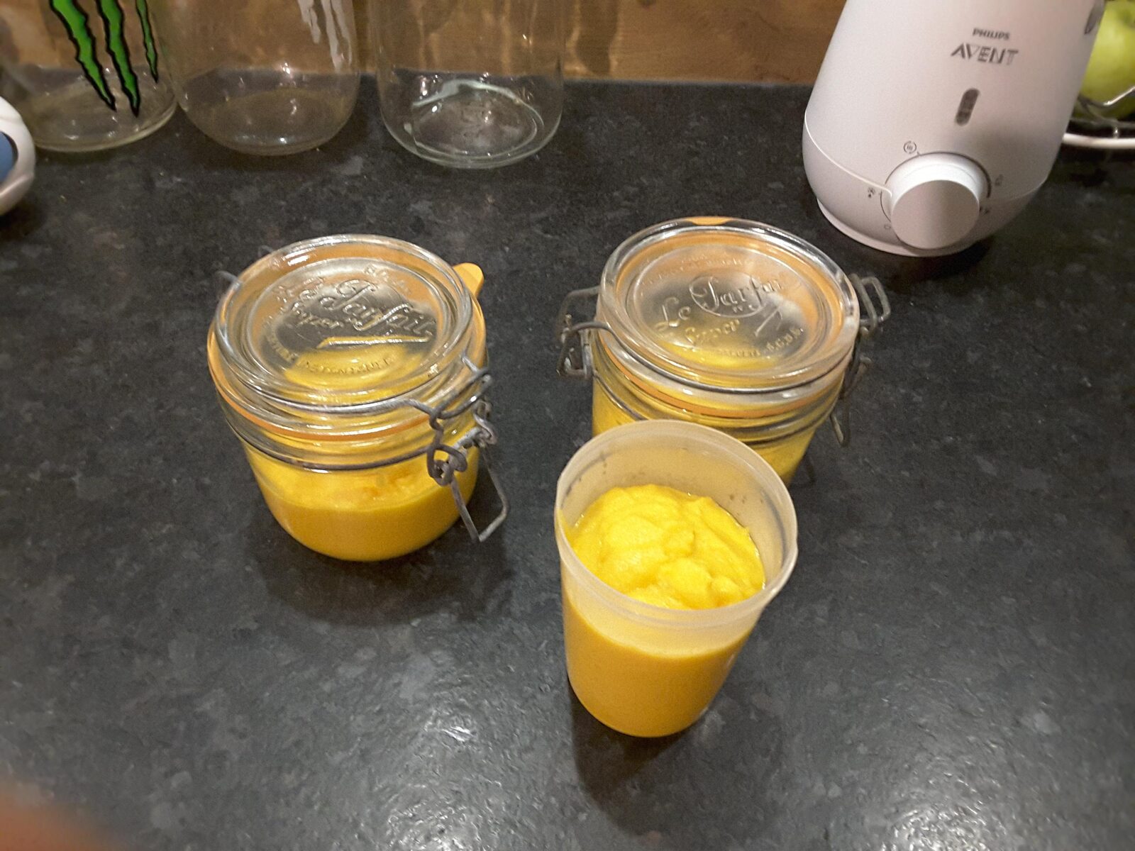 Purée chou fleur et carottes