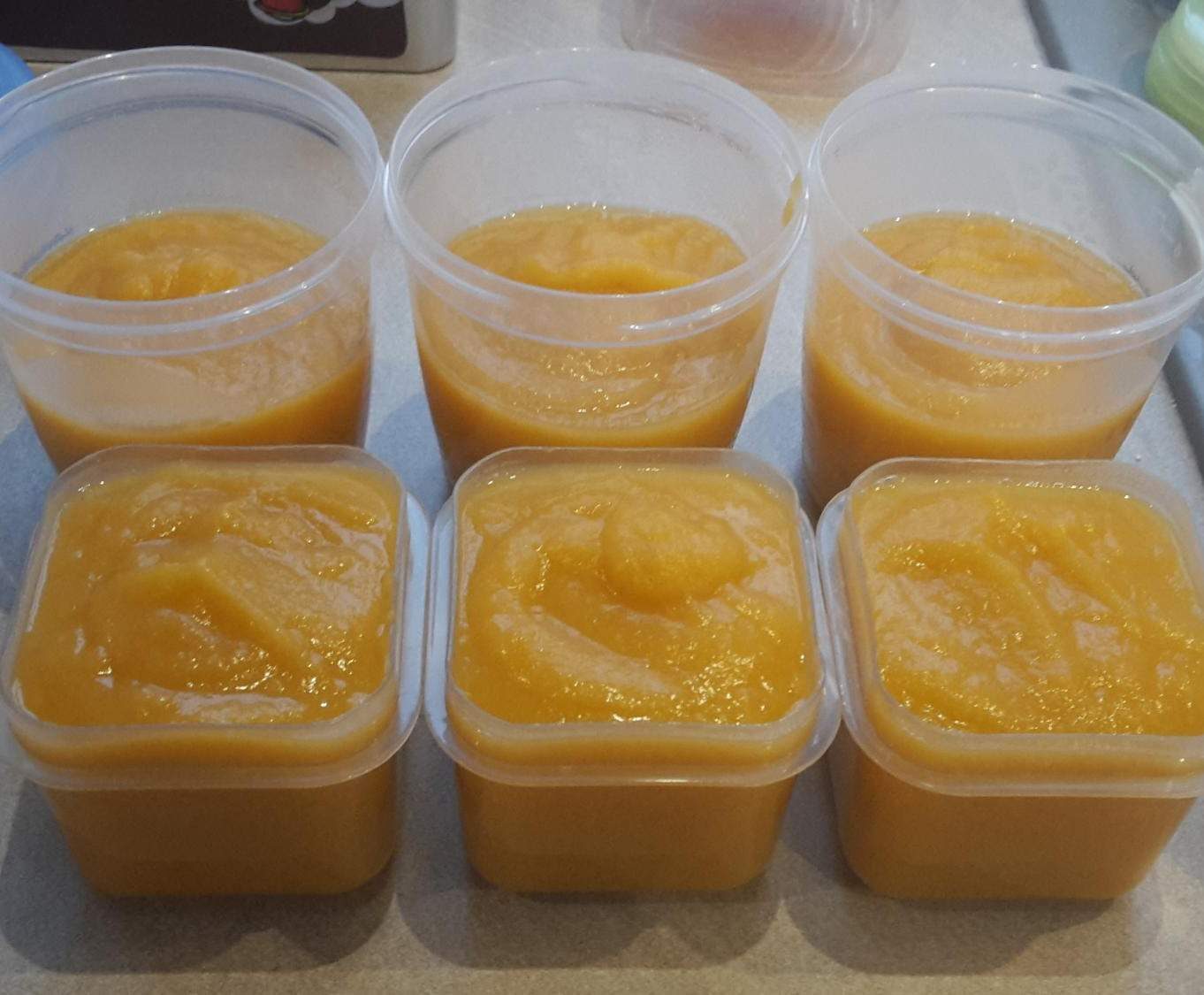 Purée courgettes et patates douces bébé