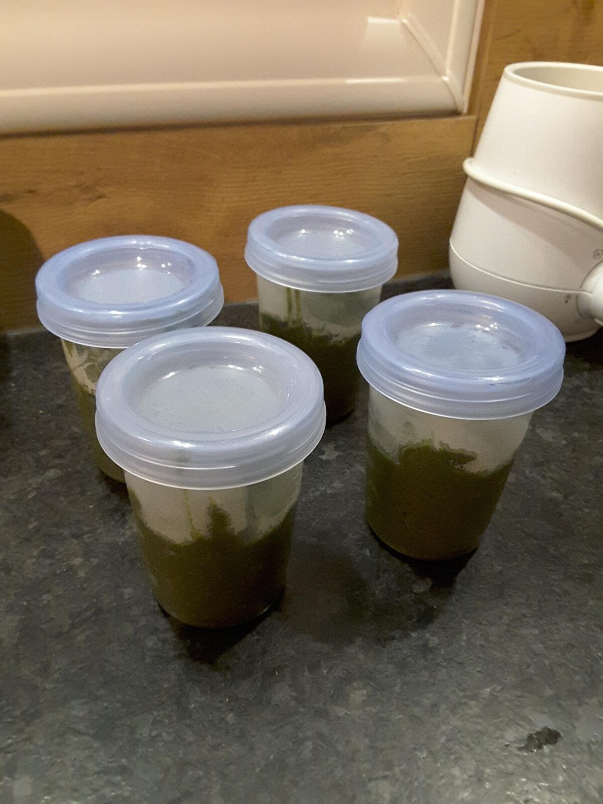 Purée d'epinards, pomme de terre et saumon