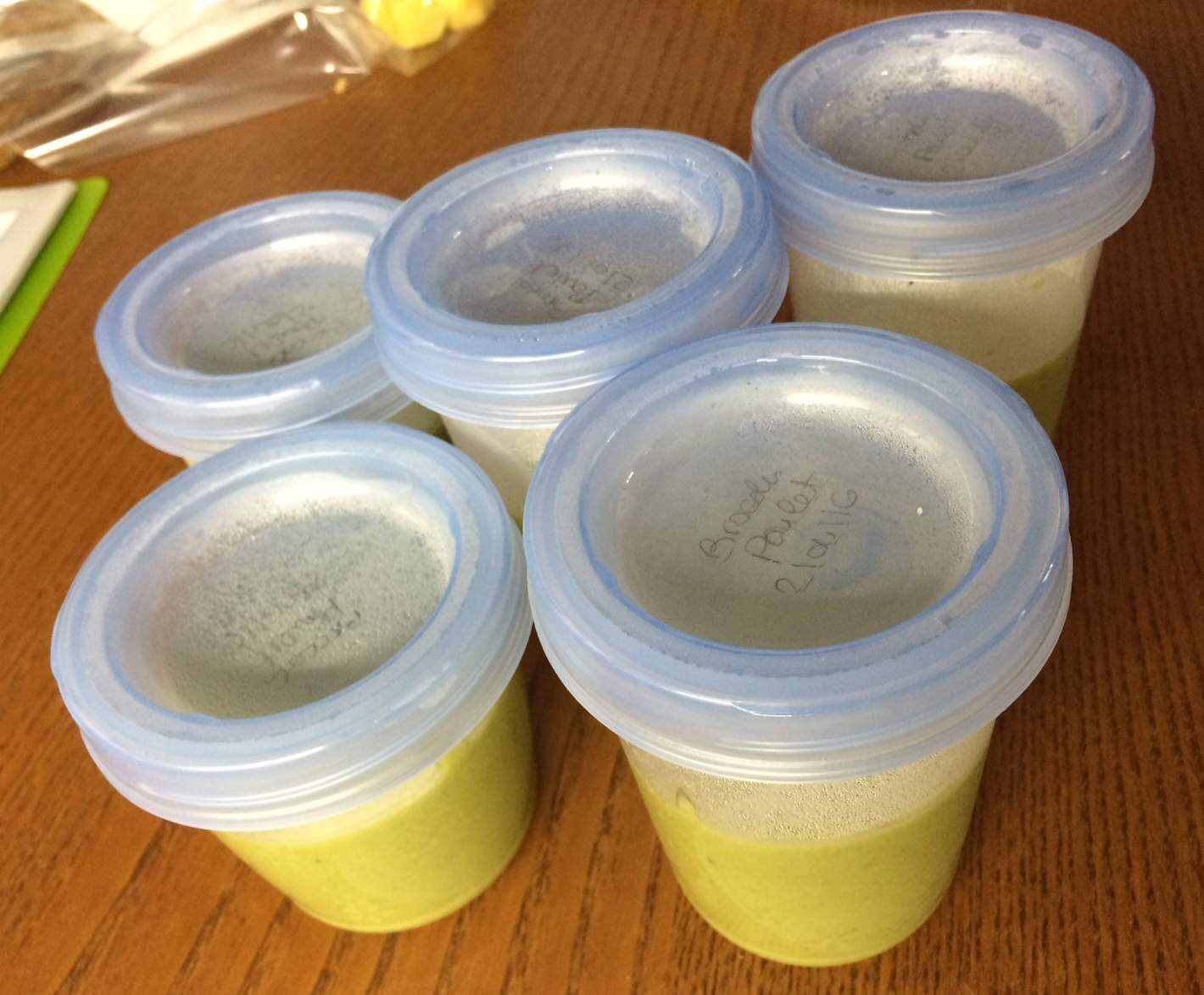 Purée de Brocolis surgelés / Poulet