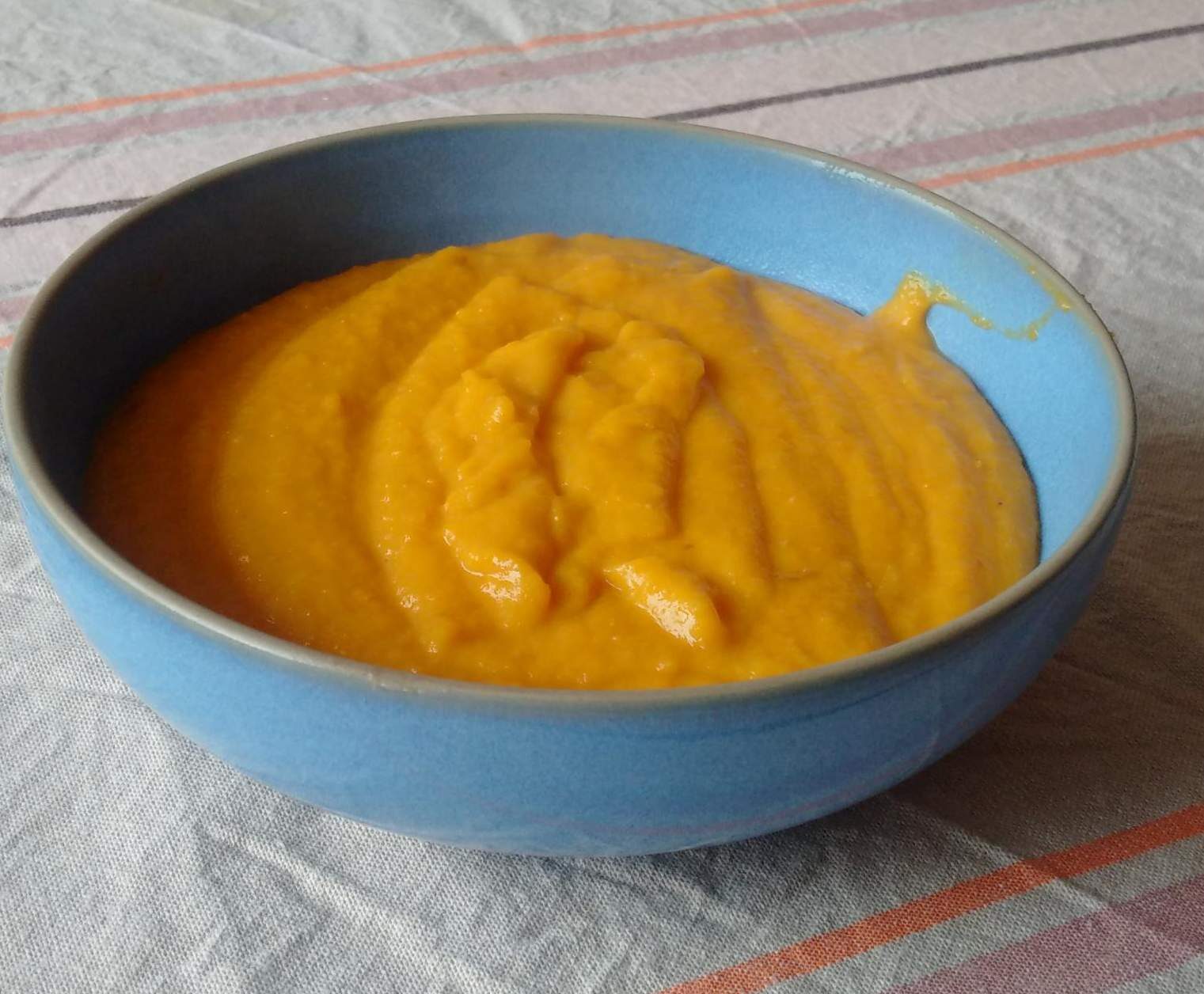 purée de carottes au cidre et chorizo