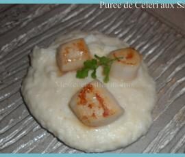 Purée de Céleri aux noix de Saint-Jacques