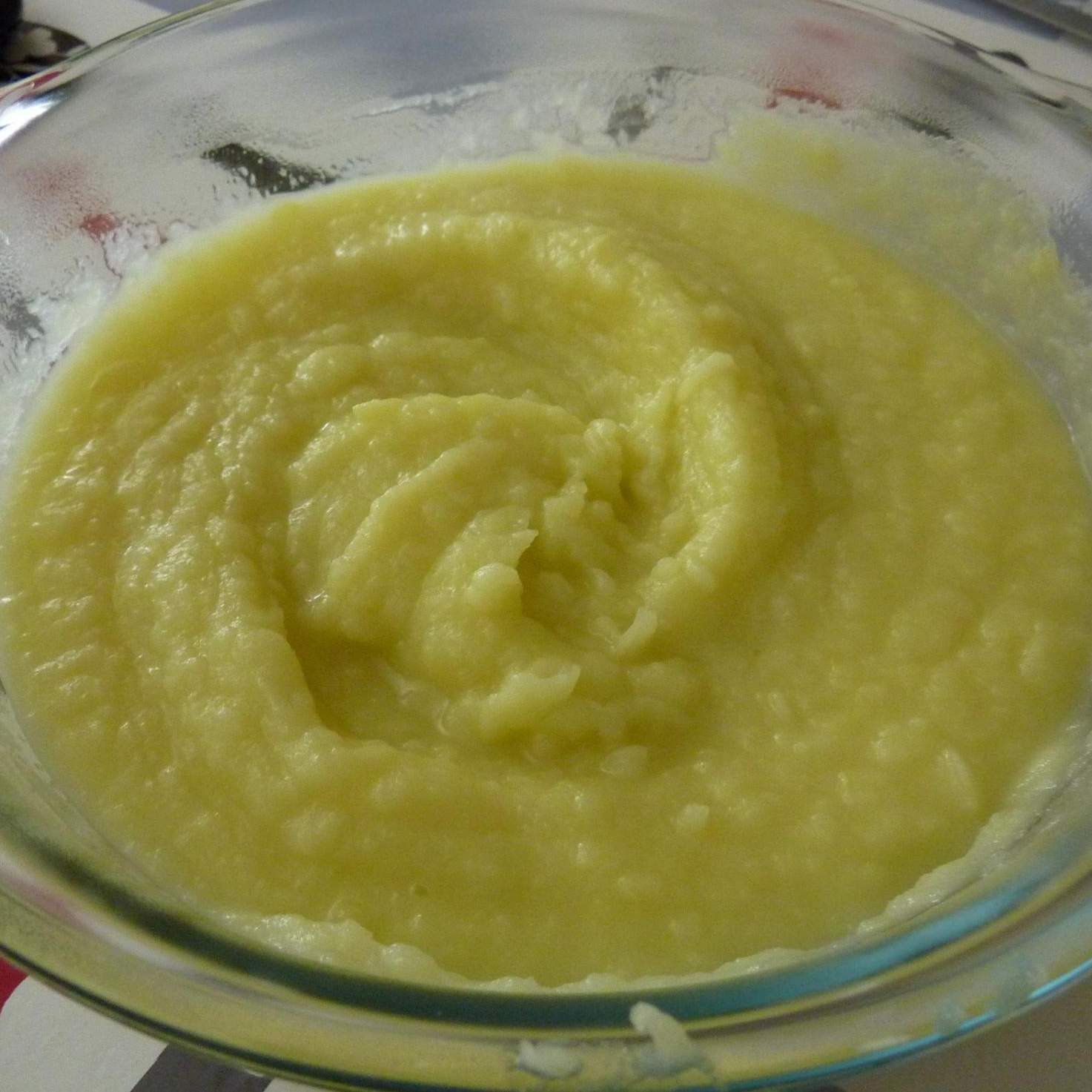 Purée de courgette et pommes de terre