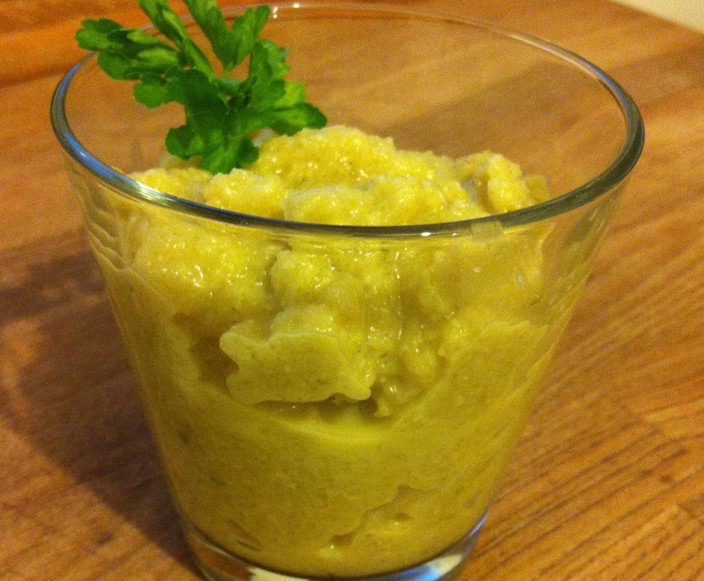 Purée de courgettes aux épices