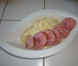 Purée de PANAIS à la Saucisse de MORTEAU