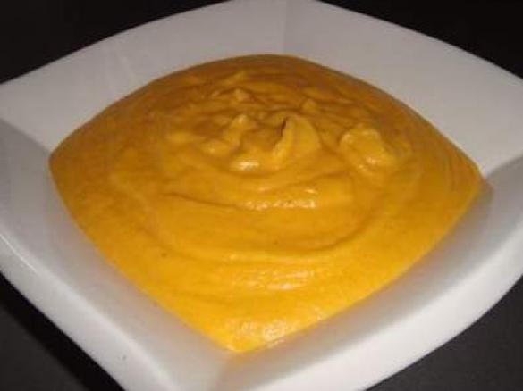 Purée de patates douces au lait coco