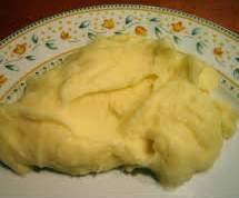 purée de pomme de terre à l'olive