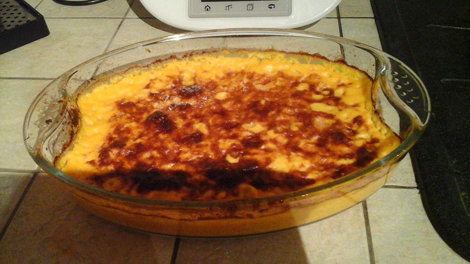 Purée de potiron gratinée