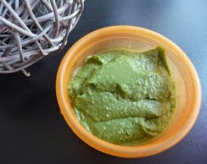 Purée haricots, épinards, semoule pour bébé