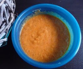 purée haricots verts, tomates, pommes de terre pour bébé