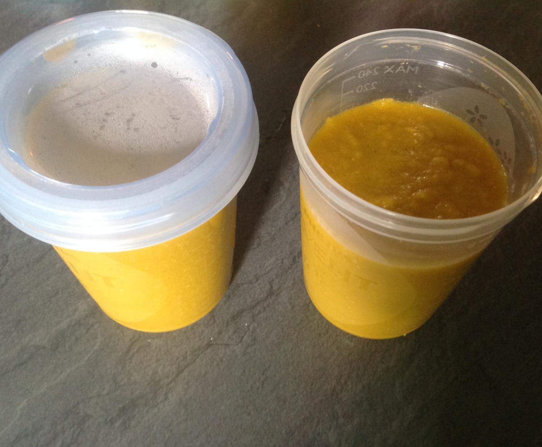 Puree légume jambon