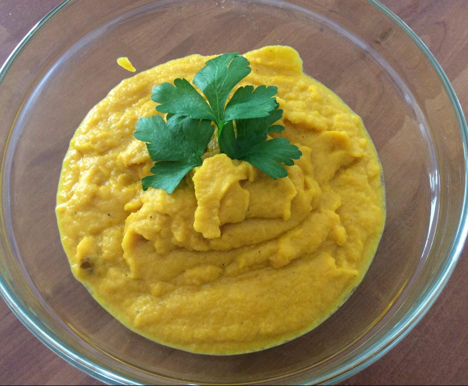 Purée patates douces au cumin