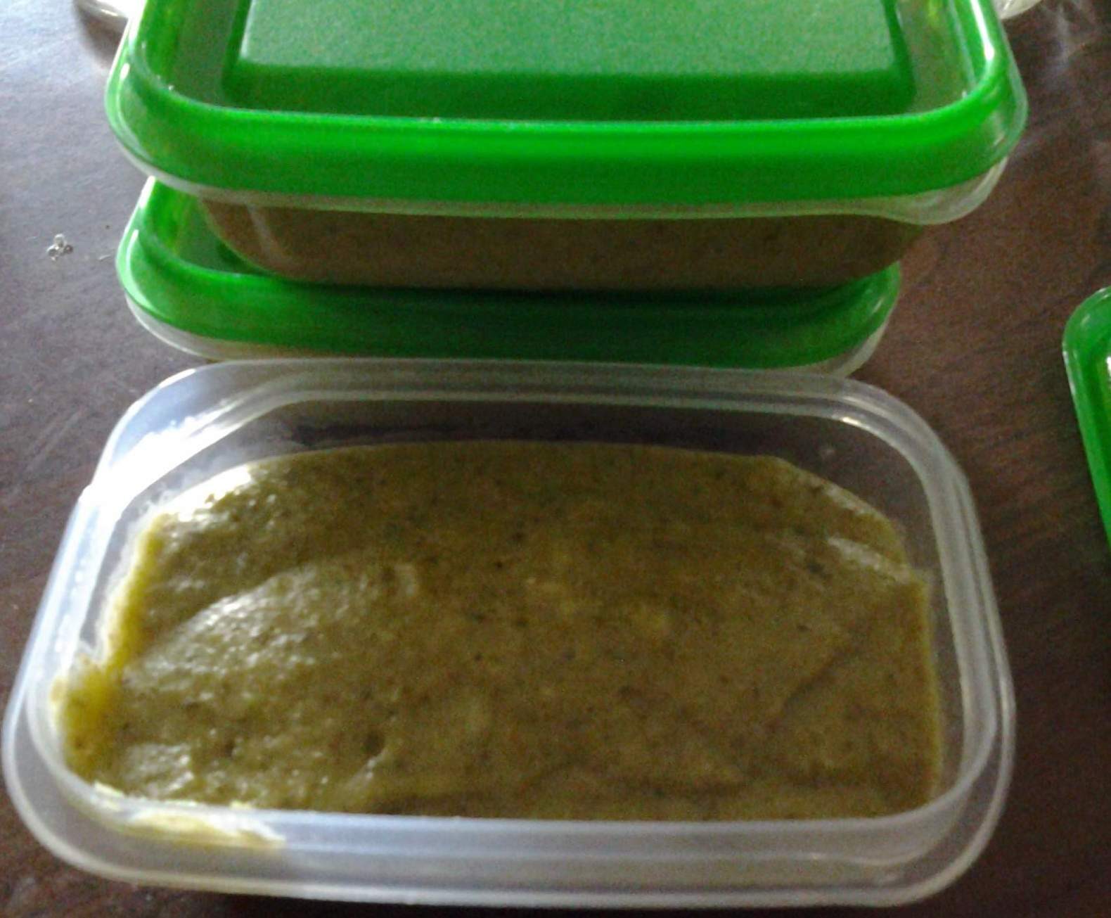 Purée poireau champignon patate