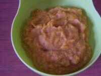 purée poivron et patate douce