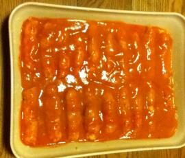 Quenelles de semoule au jambon