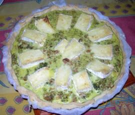 Quiche au Brocolis et camembert