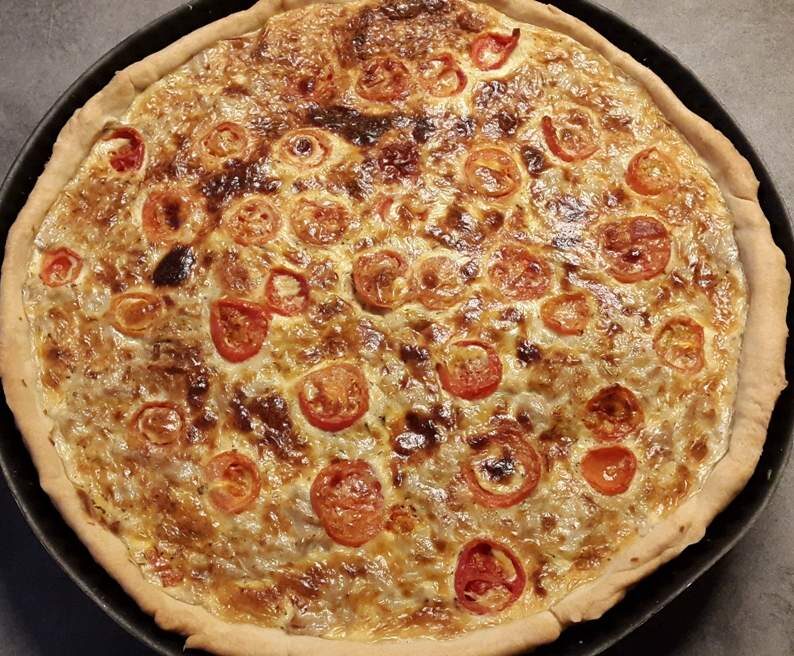 QUICHE AU THON ET AUX TOMATES