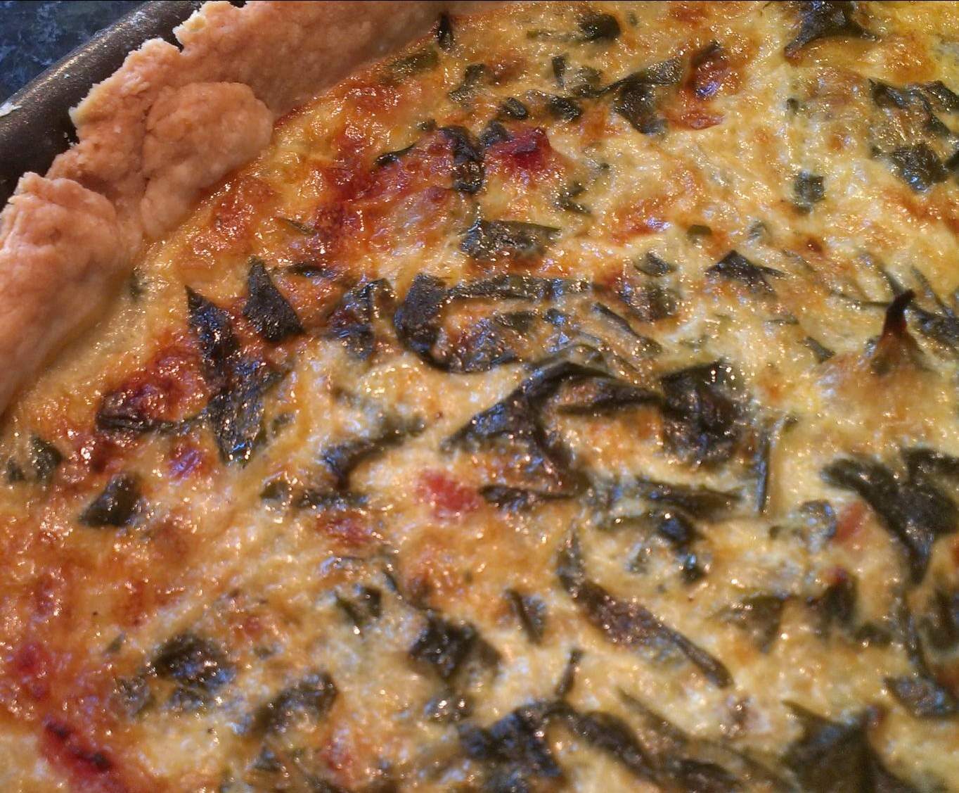 Quiche au vert de blettes