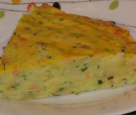 Quiche de pommes de terre au saumon