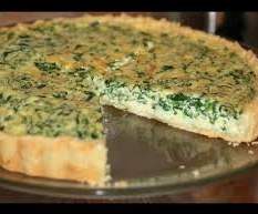 Quiche épinards bacon pignons