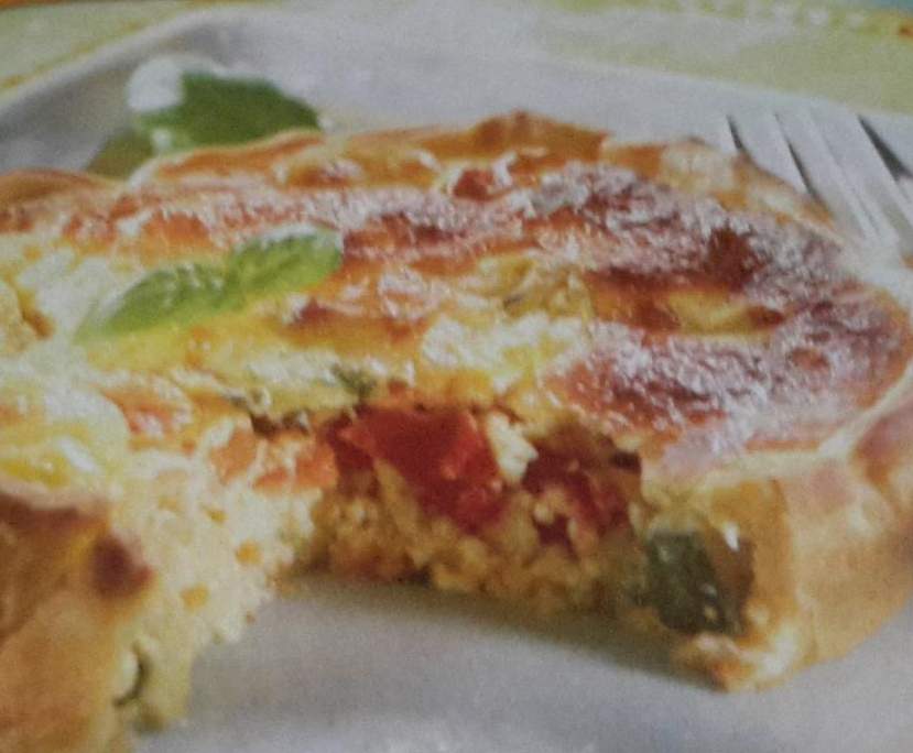 quiche façon ratatouille.