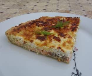 Quiche Fenouil Saumon et Chêvre