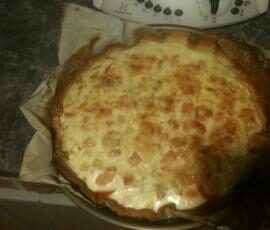 Quiche poireaux carotte saumon