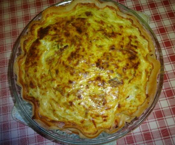 Quiche poireaux saumon