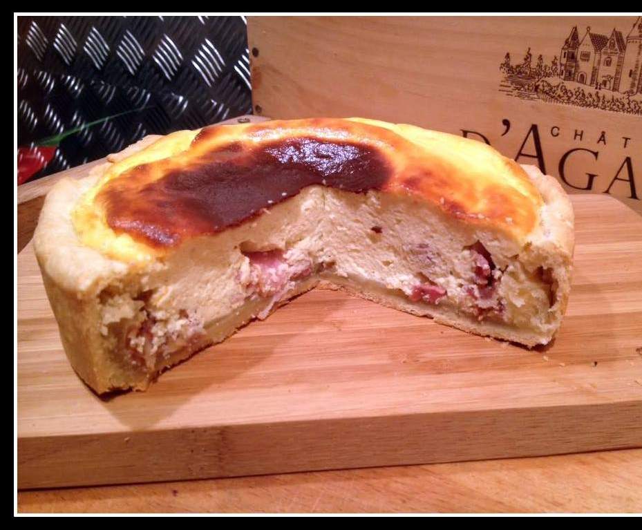 Quiche presque Lorraine à la ricotta