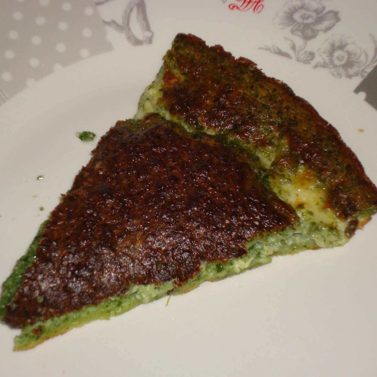 Quiche sans pâte épinards mozzarella