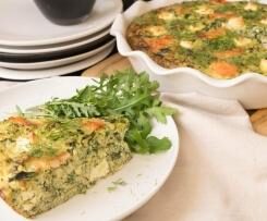 Quiche saumon épinards et quinoa