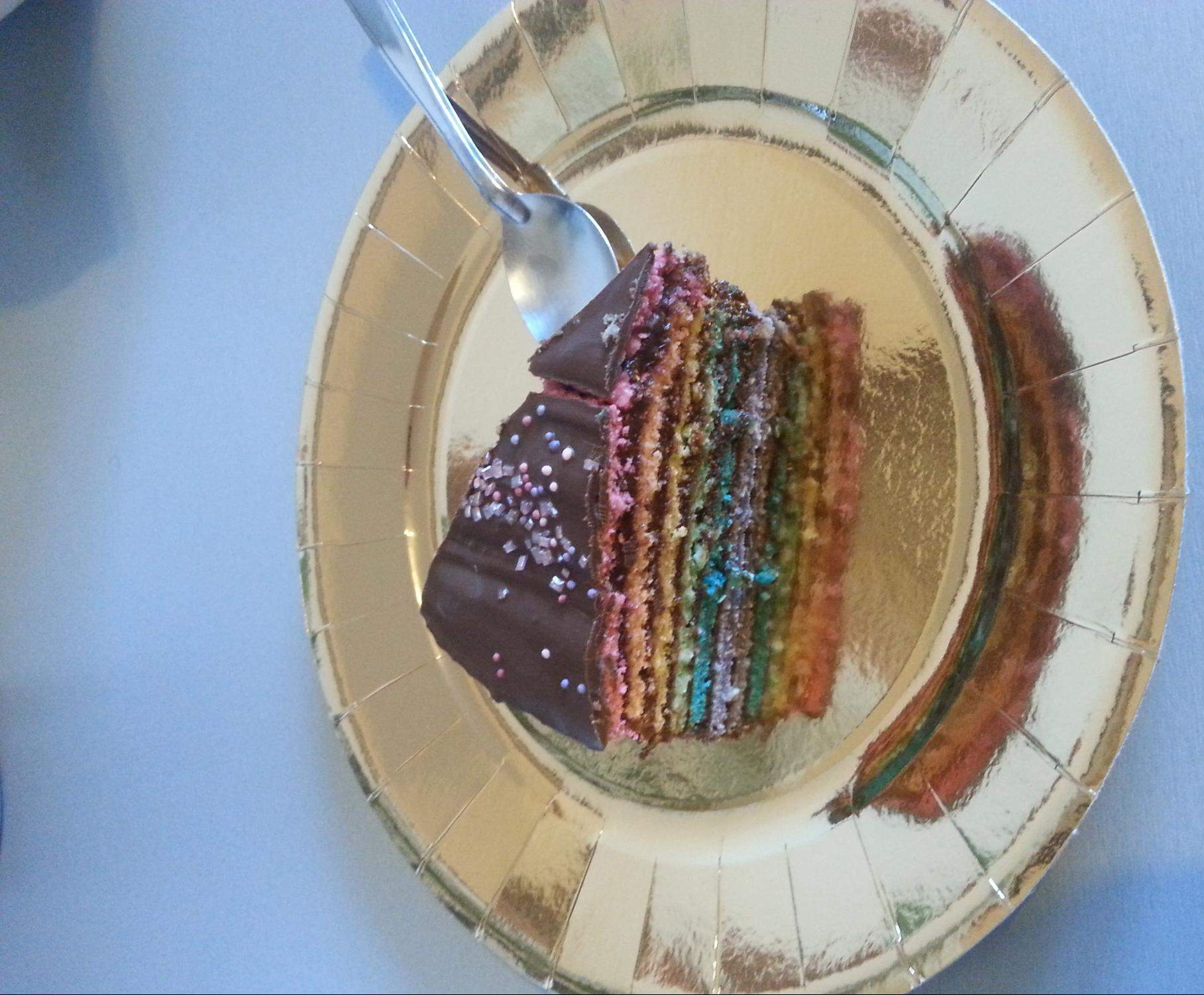 Rainbow cake thermomix