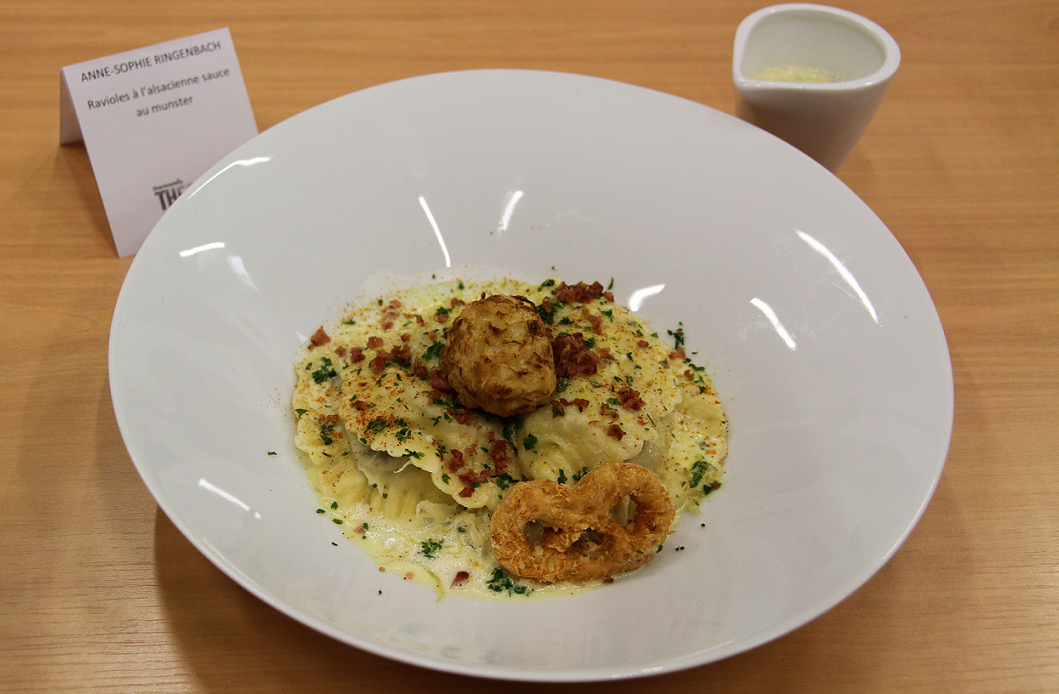 Ravioles à l'alsacienne, sauce au Munster - Thermostars