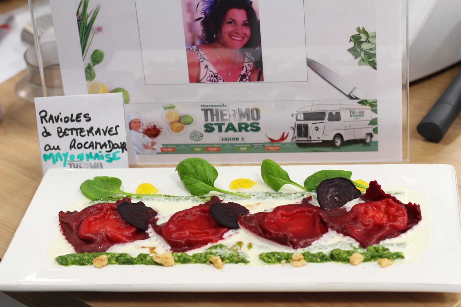 RAVIOLES DE BETTERAVE AU ROCAMADOUR THERMOSTARS SAISON2