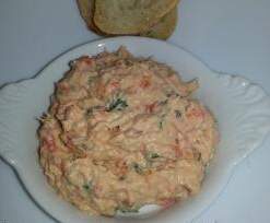 Rillettes de thon ou d'espadon au poivron