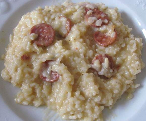 Risotto au chorizo
