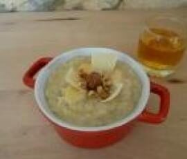 Risotto au cidre et aux pommes