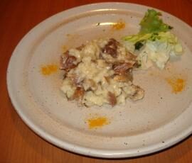 Risotto au confit de canard