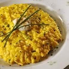 Risotto au Safran et au Gorgonzola