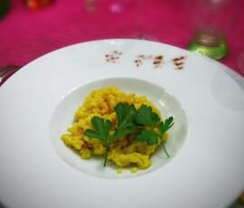 Risotto au safran et pistils