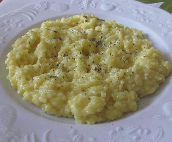 Risotto au safran