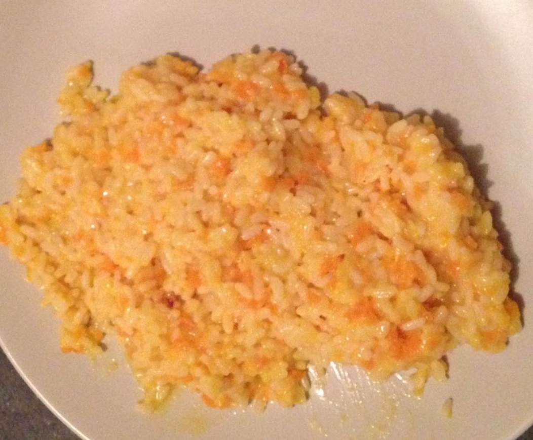 risotto aux carottes et à l'orange