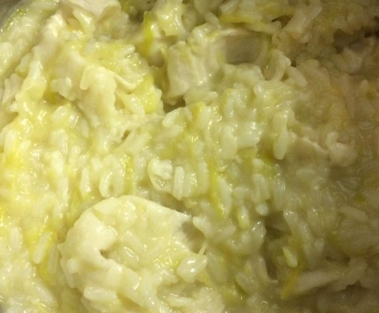 Risotto aux poireaux et au chèvre
