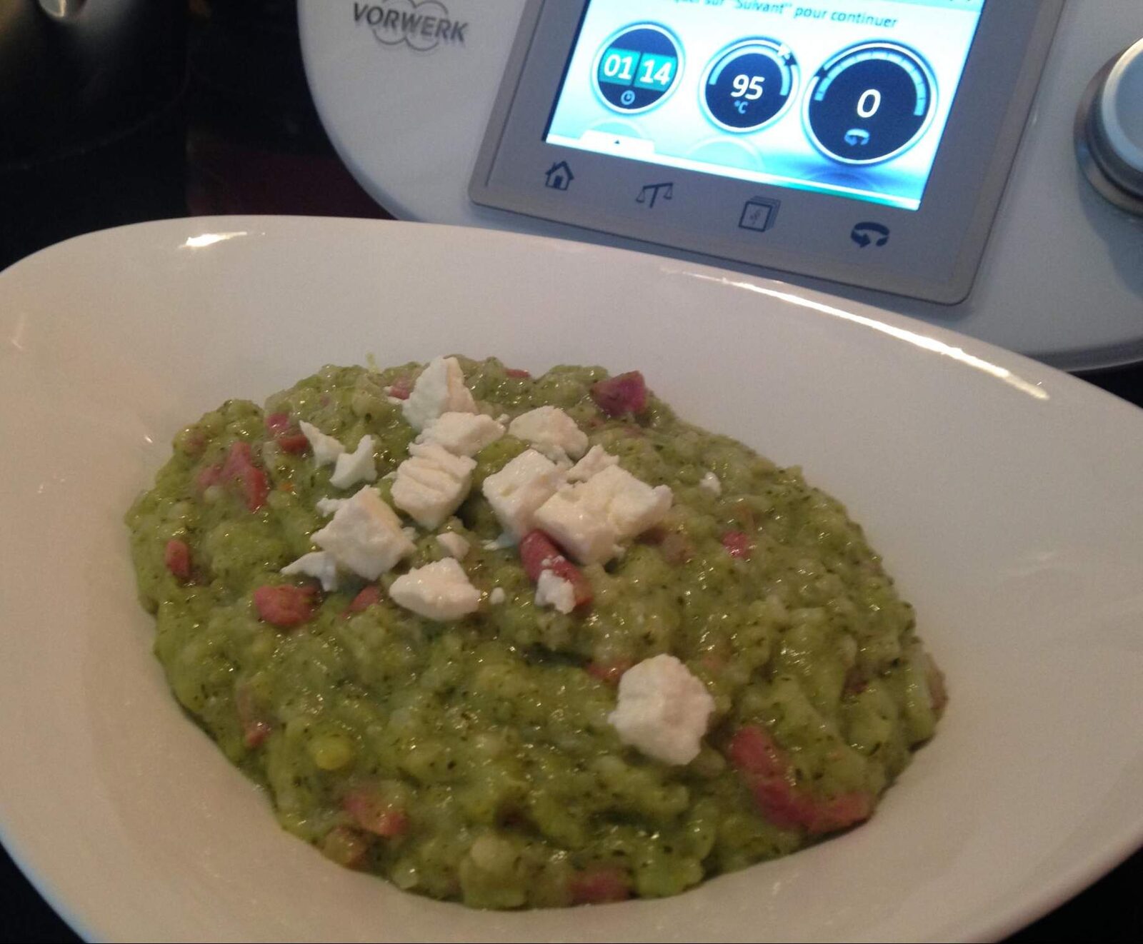 Risotto brocolis et feta